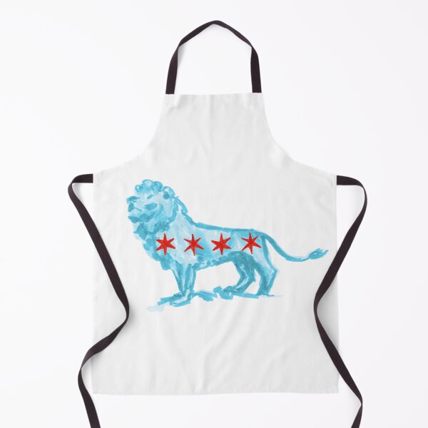 Item preview, Chicago Flag Art Institute Lion designed and sold by Suburbansketcher.