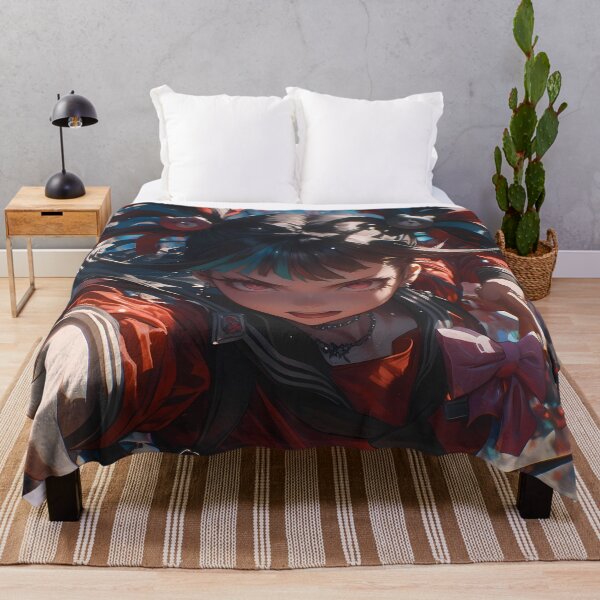 Item preview, Maki Harukawa Fierce Red Danganronpa Anime Girl Dark Intense Action designed and sold by HumbertoValveno.