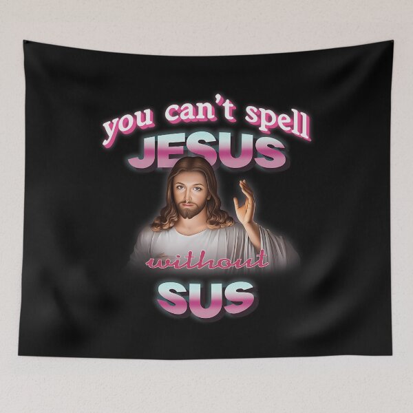 Item preview, Can't Spell Jesus Without Sus 		 designed and sold by ireenefantien.