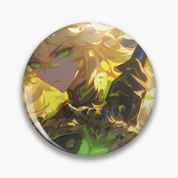 Item preview, Mikaela Hyakuya Seraph Of The End Golden Blade Intense Anime Warrior designed and sold by HumbertoValveno.