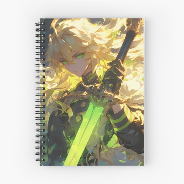 Item preview, Mikaela Hyakuya Seraph Of The End Golden Blade Intense Anime Warrior designed and sold by HumbertoValveno.