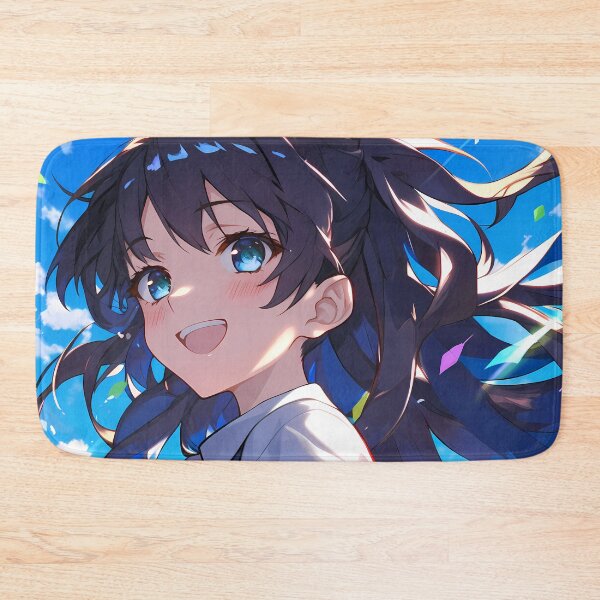 Item preview, Saten Ruiko Certain Elegant Tsukihi Araragi Bakemonogatari Golden Kimono Sky Breeze Anime Girl Beauty designed and sold by HumbertoValveno.