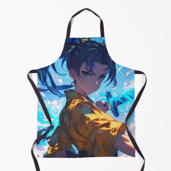 Item preview, Fierce Karen Araragi Bakemonogatari Blue Flame Sword Warrior Anime Girl Strength designed and sold by HumbertoValveno.