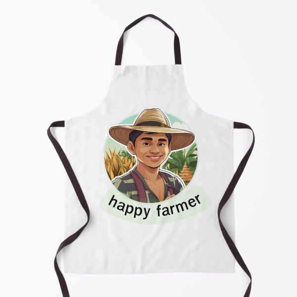 Item preview, Happy Farmer Smile Simple Life Art designed and sold by Happyfreedom.
