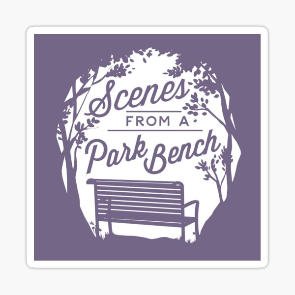 Scenes From a Park Bench Sticker