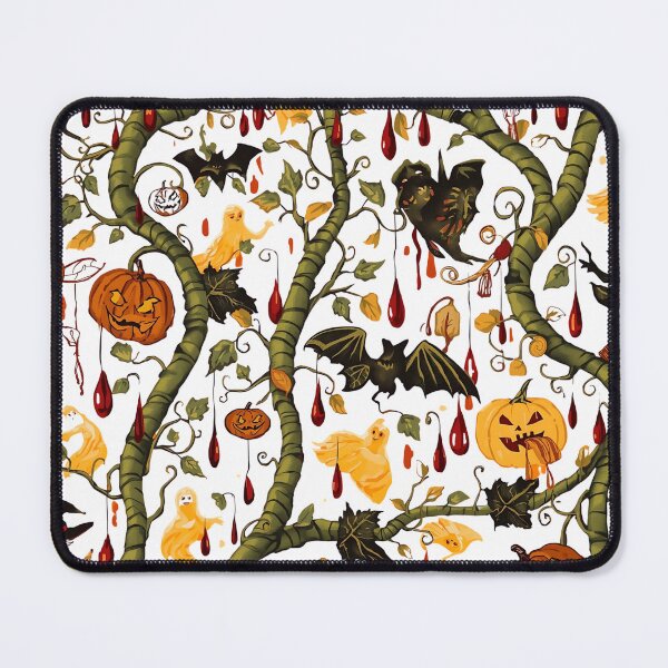 Item preview, Seamless Halloween Pattern with Pumpkins, Bats and Ghosts designed and sold by PWDigitalArt.