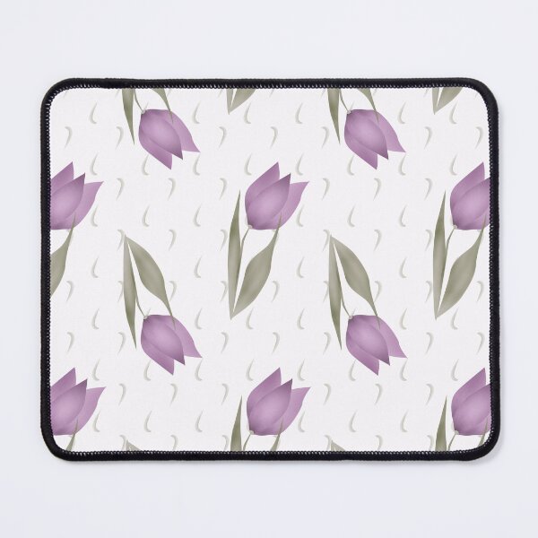 Item preview, texture design blue tulip retro sixties designed and sold by fuzzyfox.