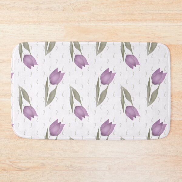 Item preview, texture design blue tulip retro sixties designed and sold by fuzzyfox.