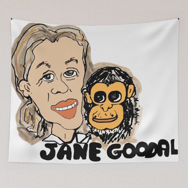 Artikelvorschau, Jane Goodall entworfen und verkauft von The Art Queen Of Michigan .
