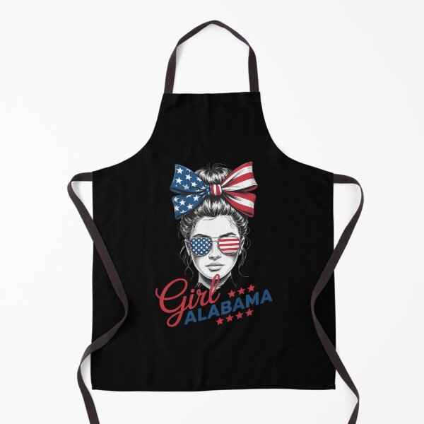 Item preview, Alabama For Girl Messy Bun American Flag designed and sold by papertaless.