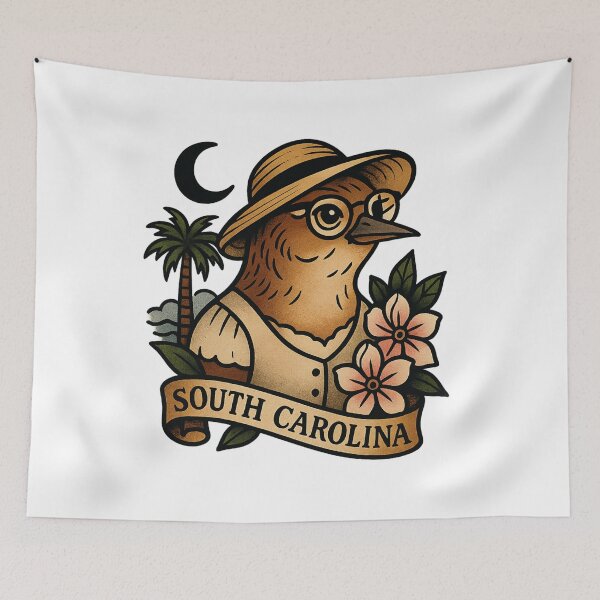 Item preview, South Carolina Wren Hipster – Fifty Nifty Collection designed and sold by Zippitydodads.