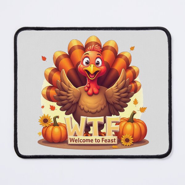 Item preview, WTF Turkey Shirt – Funny Thanksgiving Tee for Fall Family Feasting designed and sold by Zyorakhi Fashion.