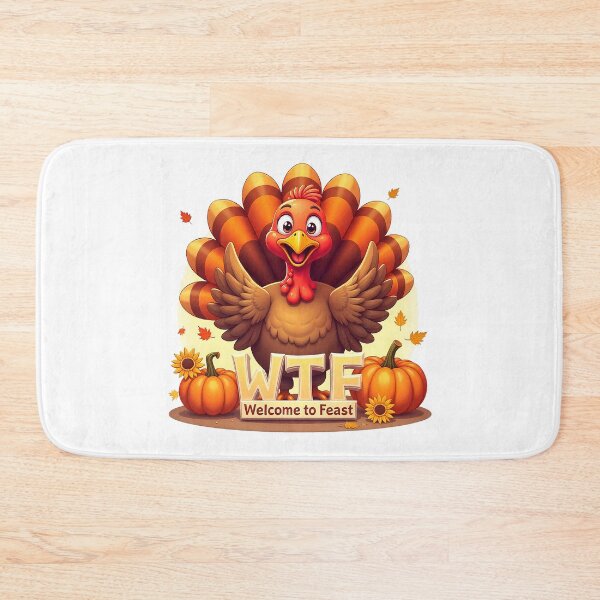 Item preview, WTF Turkey Shirt – Funny Thanksgiving Tee for Fall Family Feasting designed and sold by Zyorakhi Fashion.