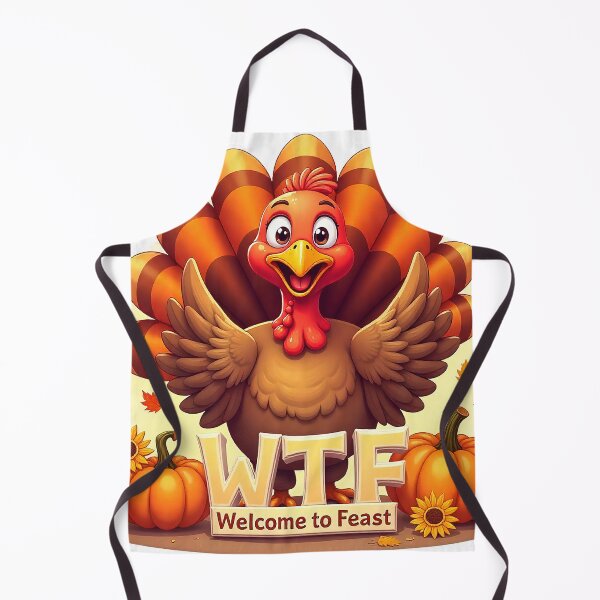 Item preview, WTF Turkey Shirt – Funny Thanksgiving Tee for Fall Family Feasting designed and sold by Zyorakhi Fashion.