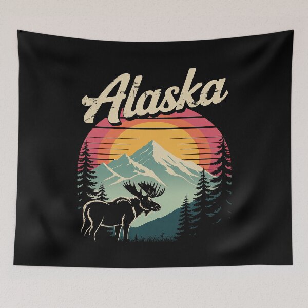 Item preview, Alaska AK Juneau Mountains Wildlife Moose designed and sold by papertaless.