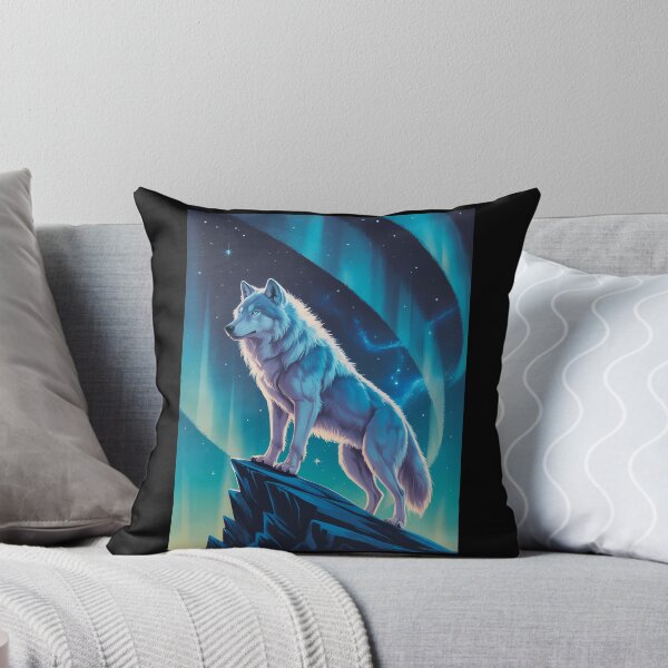 Item preview, Alaska Arctic Up North White Wolf Lover designed and sold by papertaless.