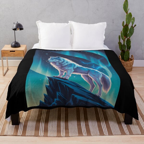 Item preview, Alaska Arctic Up North White Wolf Lover designed and sold by papertaless.