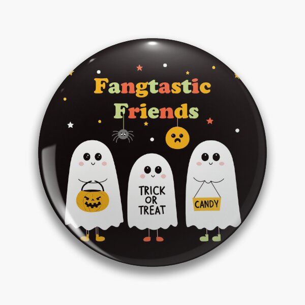 Item preview, Fangtastic Friends Cute Ghosts Cute Halloween designed and sold by AS Vectorhaus.
