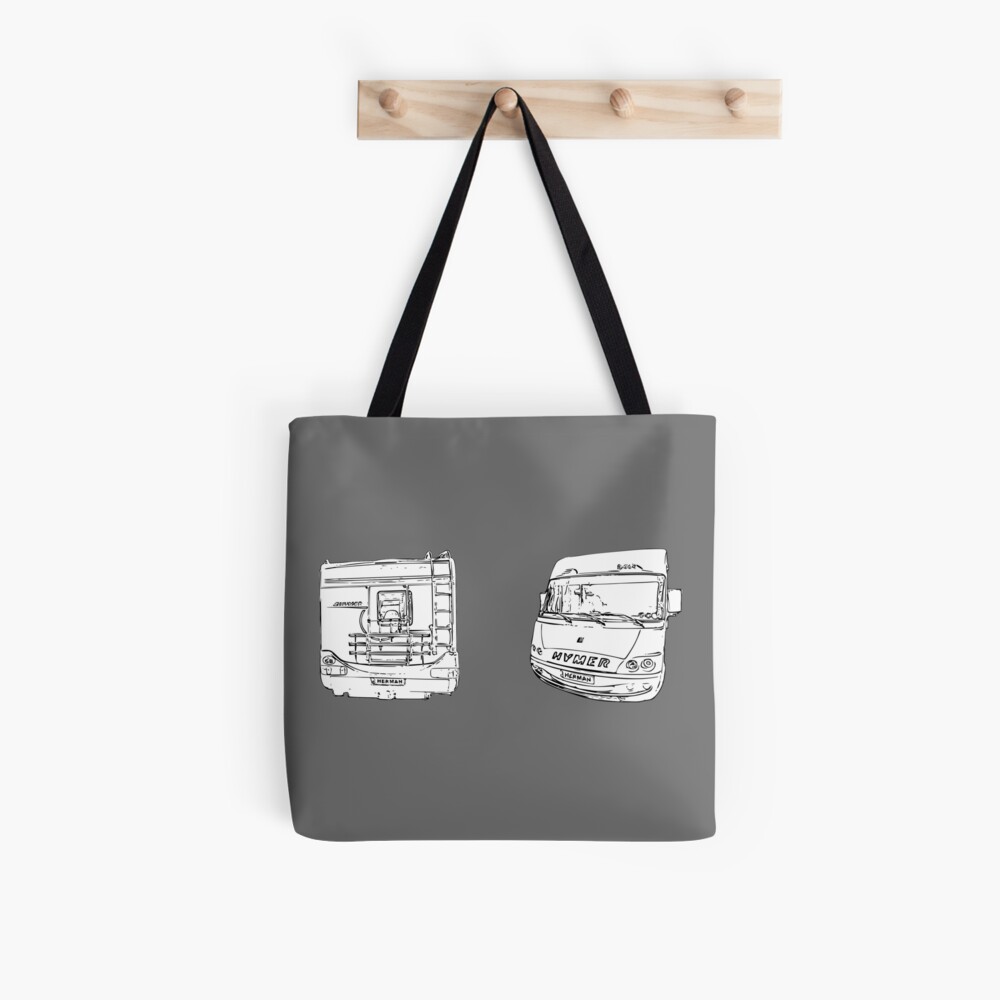 Vista previa del artículo con la obra «Bolsa estampada de tela», diseñado y vendido por HermanTheHymer.