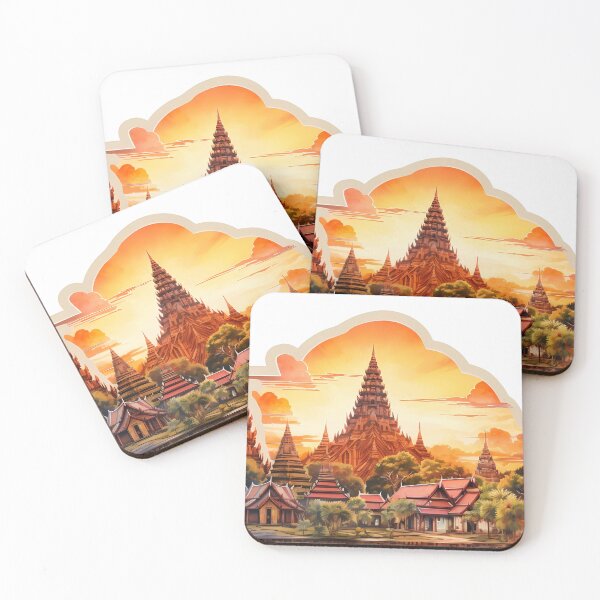 Item preview,  Sukhothai Ancient City Thailand Art designed and sold by Happyfreedom.