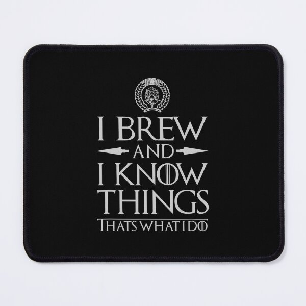 Item preview, I Brew and I Know Things Funny Home Brewing Beer designed and sold by surdibirgenw.