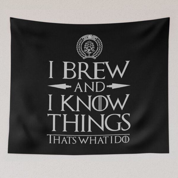 Item preview, I Brew and I Know Things Funny Home Brewing Beer 		 designed and sold by surdibirgenw.