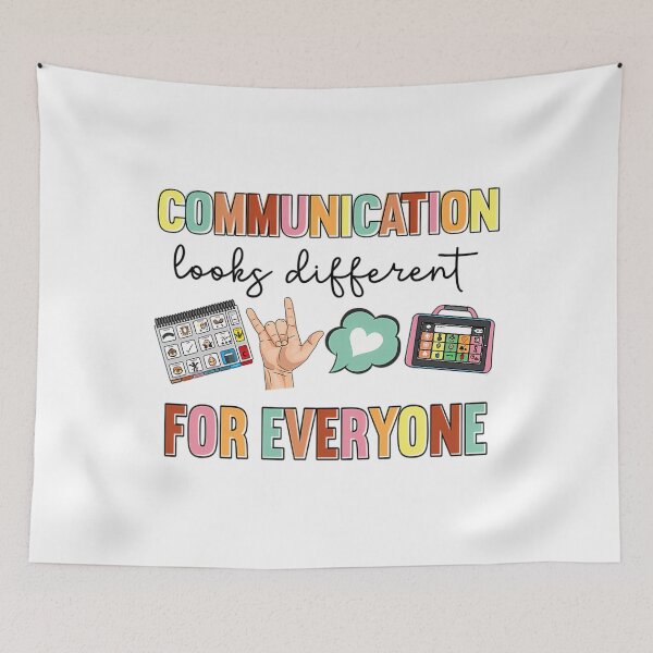 Item preview, Communication Looks Different For Everyone Speech Therapy designed and sold by suveergippou.