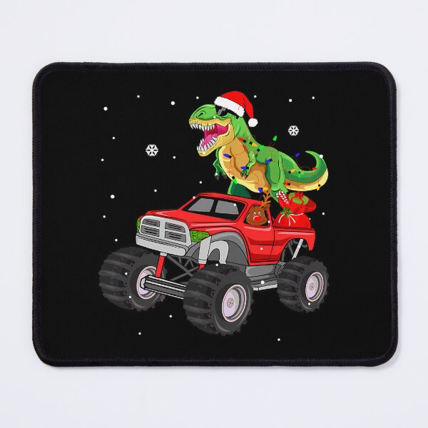 Item preview, Christmas t rex dinosaur truck Monster santa Pajama xmas kid designed and sold by telnovybettl.
