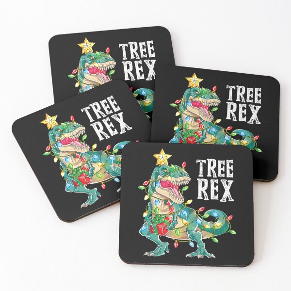 Item preview, Dinosaur Christmas Tree Rex Pajamas 	 	 Xmas Lights 		 designed and sold by renceshyme.