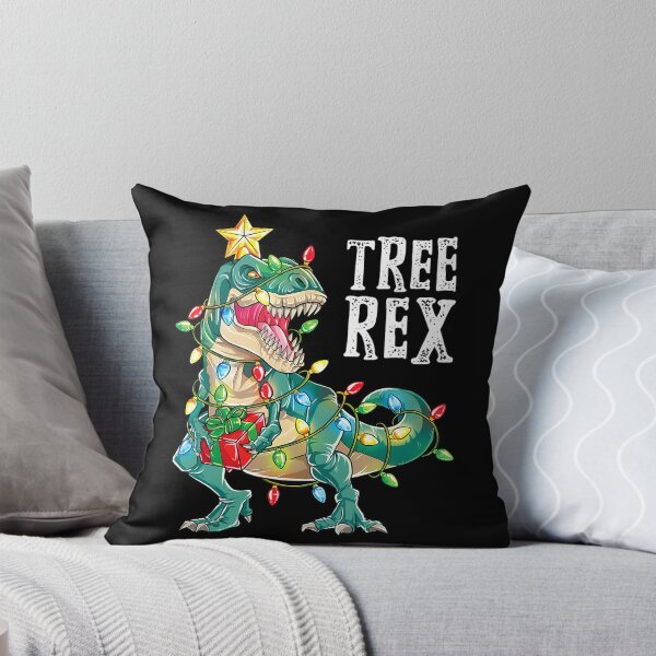 Item preview, Dinosaur Christmas Tree Rex Pajamas 	 	 Xmas Lights 		 designed and sold by renceshyme.