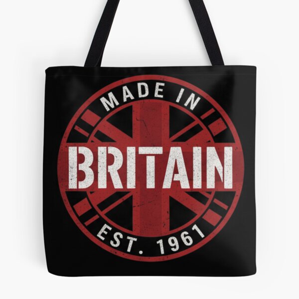Item preview, Made in Britain - Est. 1961 - Distressed Union Jack designed and sold by Random Designs.