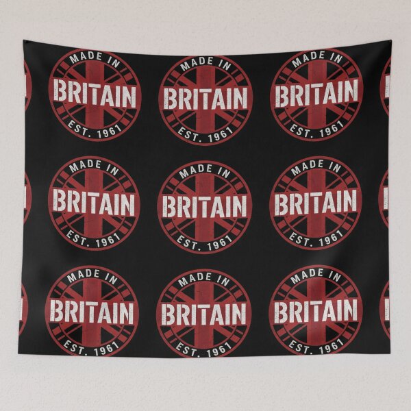 Item preview, Made in Britain - Est. 1961 - Distressed Union Jack designed and sold by Random Designs.