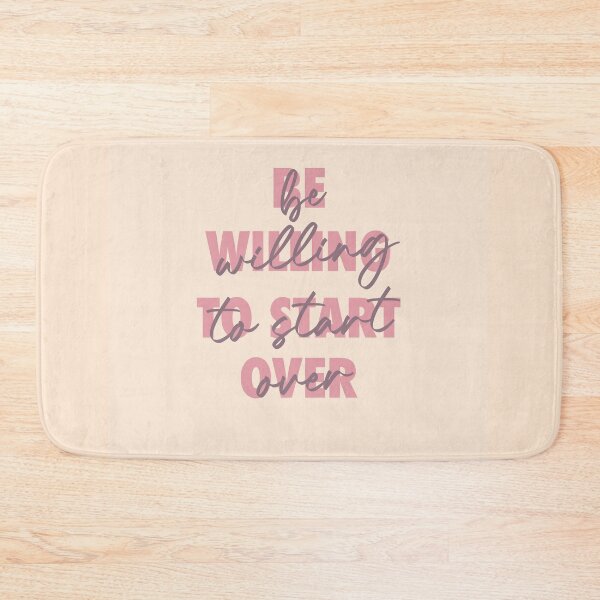 Item preview, Be Willing to Start Over designed and sold by KiaraMcCarter.