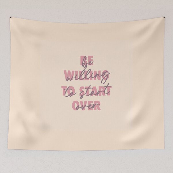 Item preview, Be Willing to Start Over designed and sold by KiaraMcCarter.