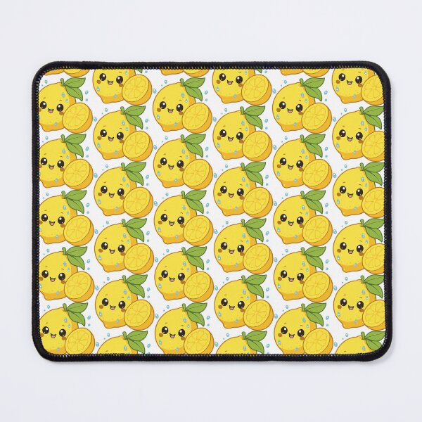 Item preview, Cute Kawaii Lemon – Bright Yellow Happy Citrus Summer Art designed and sold by SeoulInkSoul.