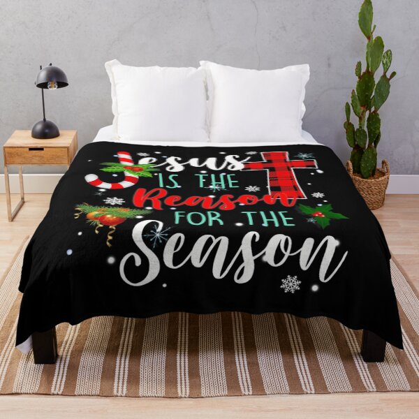Aperçu de l'œuvre Jésus est la raison de la saison des pyjamas de Noël en famille créée et vendue par sthehgrunho0.