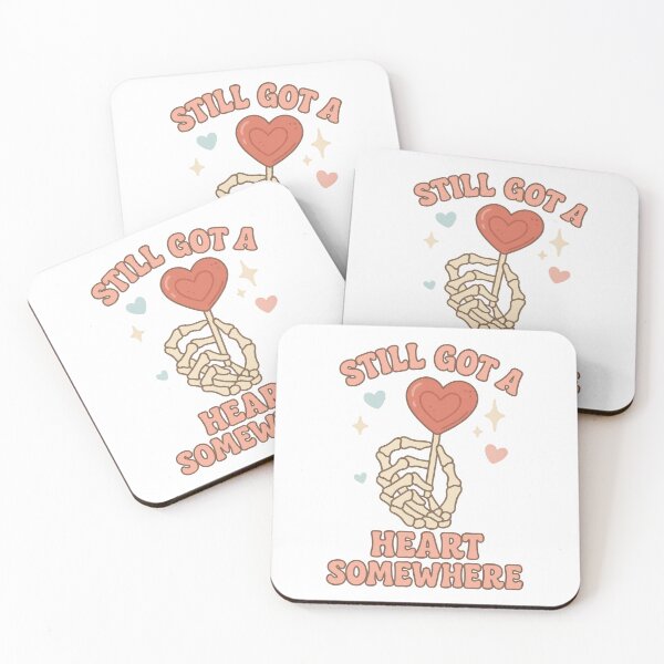 Item preview, Still Got a Heart Somewhere – Pastel Skeleton Hand Lollipop Design designed and sold by inkoutninja.