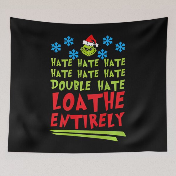Item preview, Hate Hate Hate Double Hate Loathe Entirely Christmas 	 Swea		 designed and sold by boomanntsimeh.