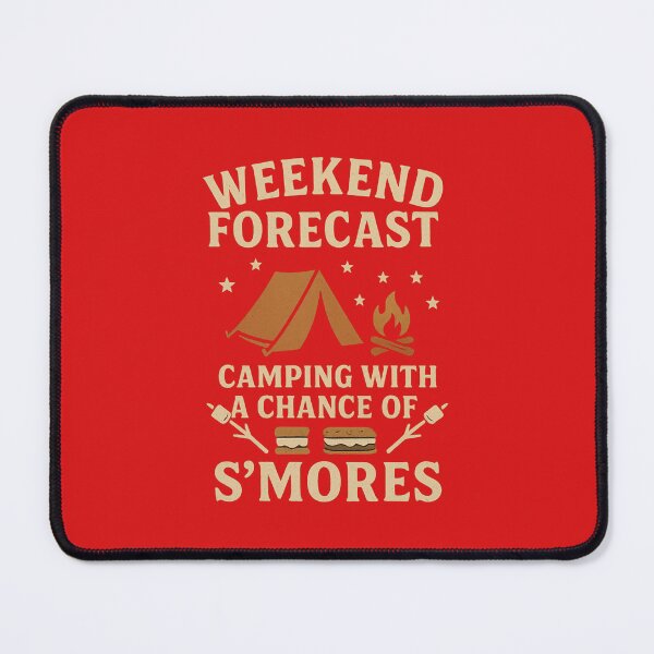 Item preview, Weekend Forecast: Camping with a Chance of S’mores designed and sold by TheJoyfulPen.