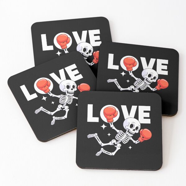 Item preview, Funny Skeleton Boxing Gloves Design Love and Humor designed and sold by Colorful Designs.