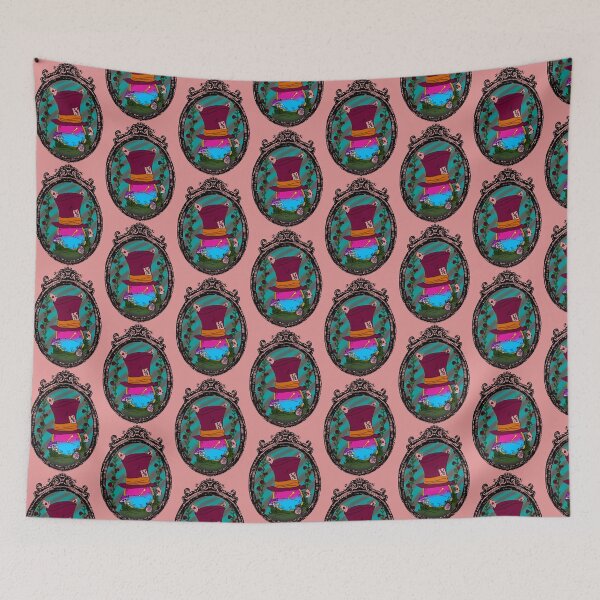 Item preview, Mad Hatter Wonderland Clock – Whimsical Fantasy Art Print designed and sold by LeeAnnaRose96.