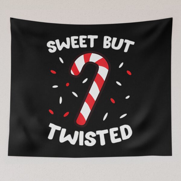 Item preview, Christmas Candy Cane Sweet But Twisted Funny Christmas Xmas Pullover 		 designed and sold by sicotmehrias.