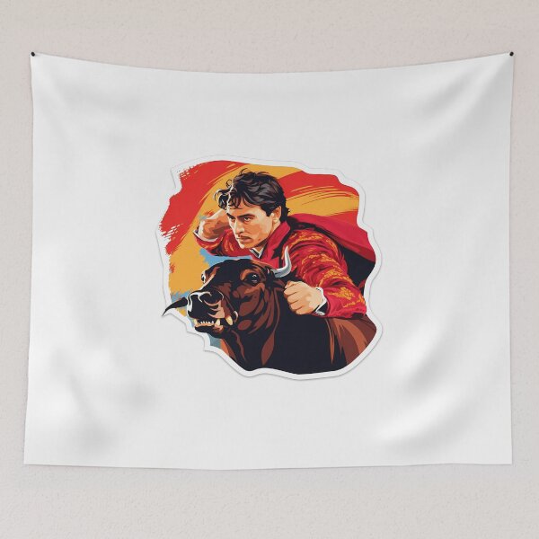 Item preview, Title: Good and Strong Bullfighter Hero Art designed and sold by Happyfreedom.