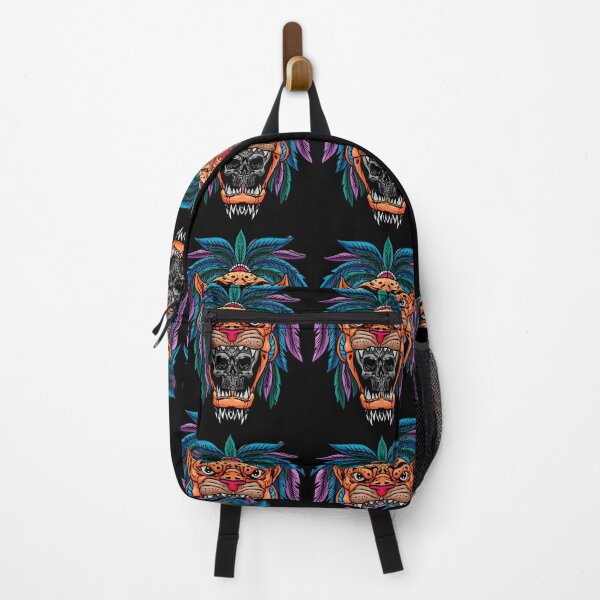 Item preview, Aztec Skull Cool Death's Head Skeleton Inca Maya 	 Idea Pullover 		 designed and sold by mazzykeohans.