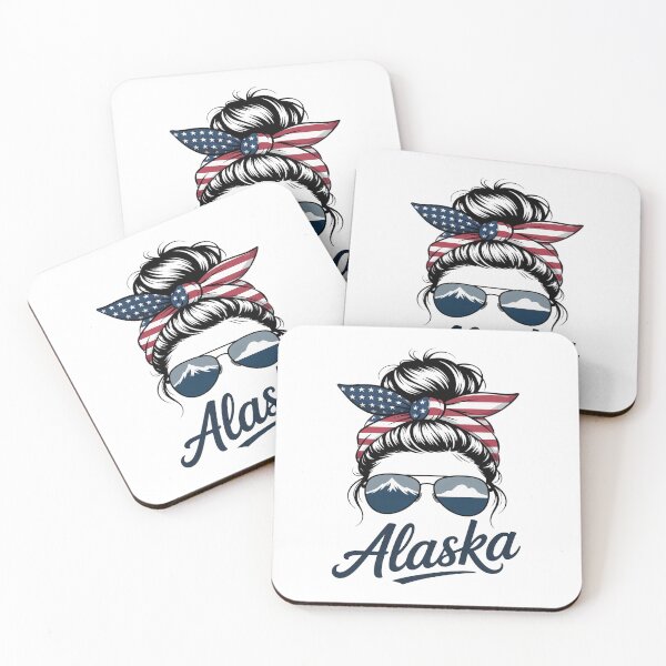 Item preview, Alaska Girl Alaska State Flag Girlfriend designed and sold by papertaless.