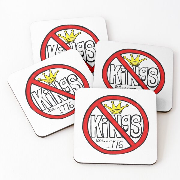 Item preview, No Kings Est. 1776 designed and sold by SoulMama1970.