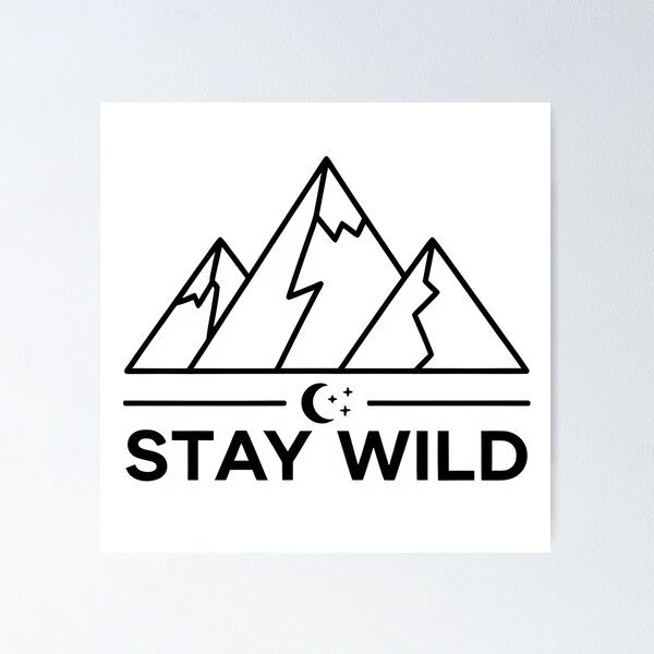 Item preview, Logotipo de Stay Wild Mountain designed and sold by StormVape.