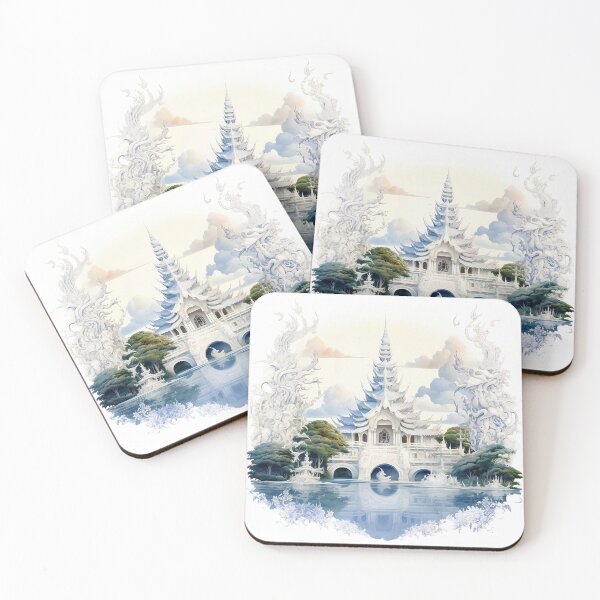 Item preview, Thai Wat Temple Unique Thai Patterns designed and sold by Happyfreedom.