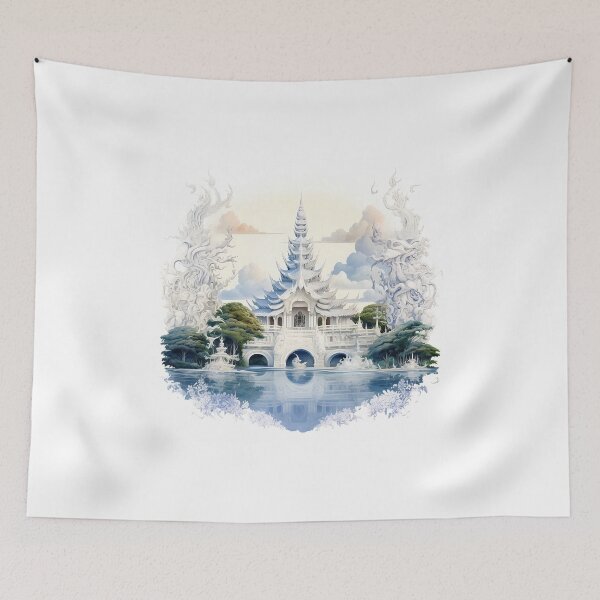 Item preview, Thai Wat Temple Unique Thai Patterns designed and sold by Happyfreedom.