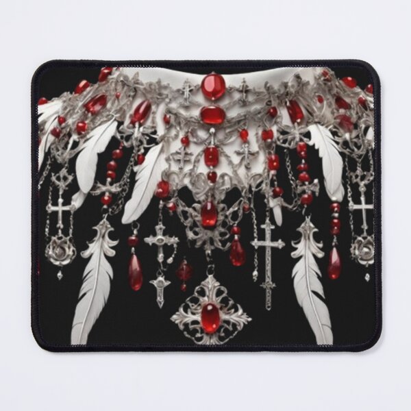 Item preview, Angel Necklace – White Feathers & Cross Ornaments designed and sold by Antik by Schulz.